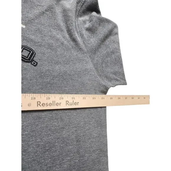 John Deere Long Sleeve Shirt Mens XXL Thermal Waffle Knit Crewneck Casual 1837 - Picture 5 of 9